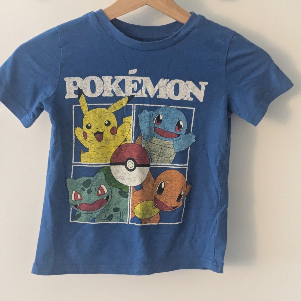 Small vintage pokemon kids t shirt